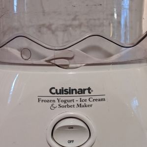 Cuisinart ice cream and sorbet maker